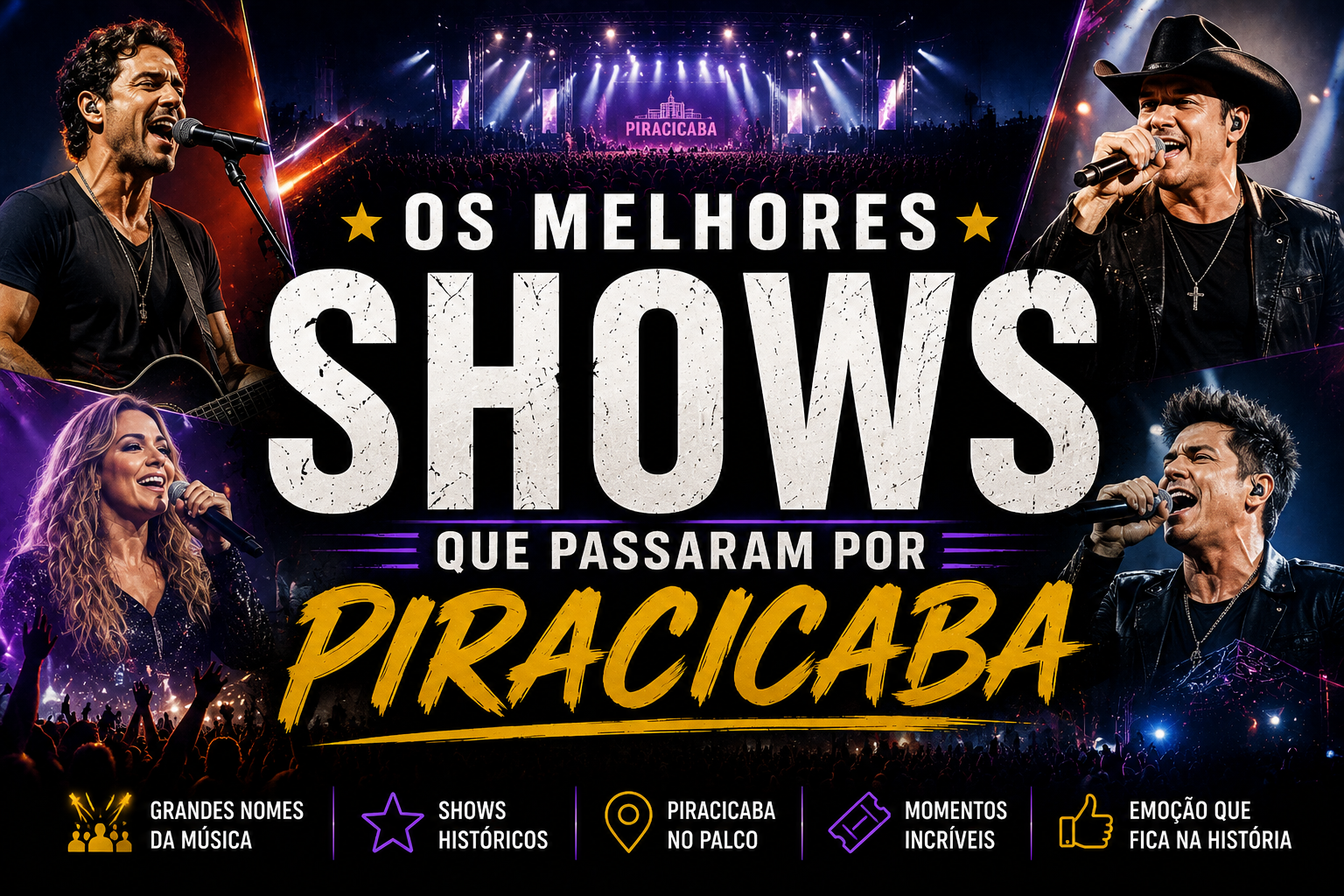 Os Melhores Shows que Passaram por Piracicaba